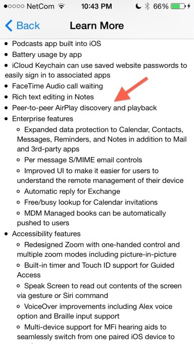 Peer to Peer Airplay